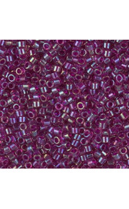 Miyuki delica Beads 11/0 - Fuchsia lined amethyst ab DB-1747